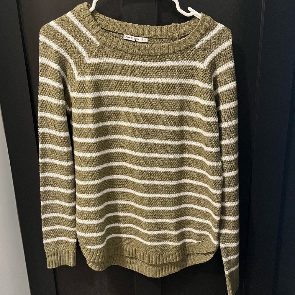 Pink Clover Sweater